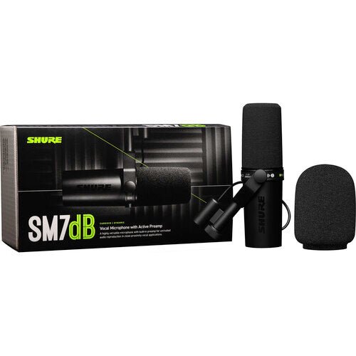 Shure SM7dB Vocal Microphone with Built-In Preamp