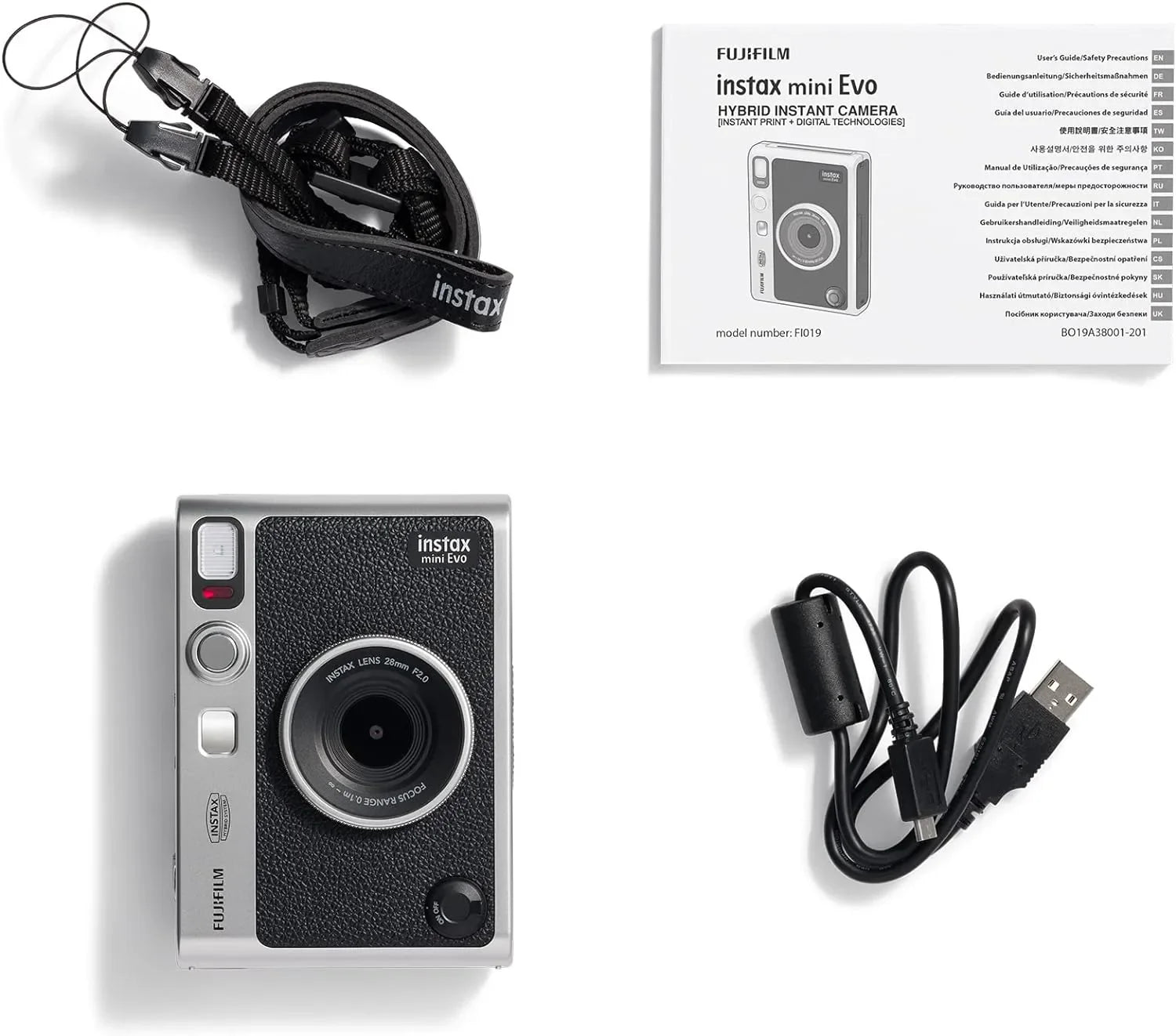 FUJIFILM INSTAX MINI EVO Hybrid Instant Camera