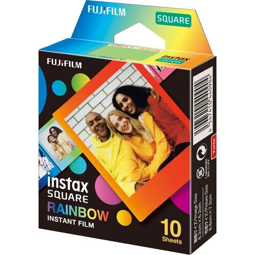 FUJIFILM INSTAX SQUARE Rainbow Instant Film (10 Exposures)