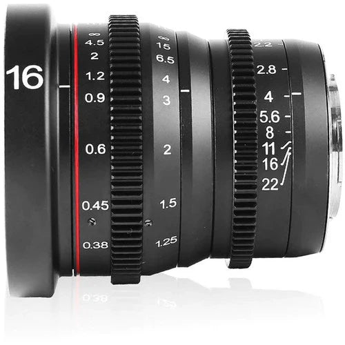 Meike Cinema Prime 16mm T2.2 MFT Lens