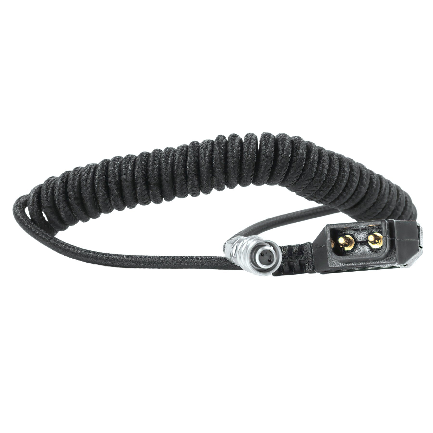 Kondor Blue Coiled D-Tap to BMPCC 6K/4K Power Cable (Black)