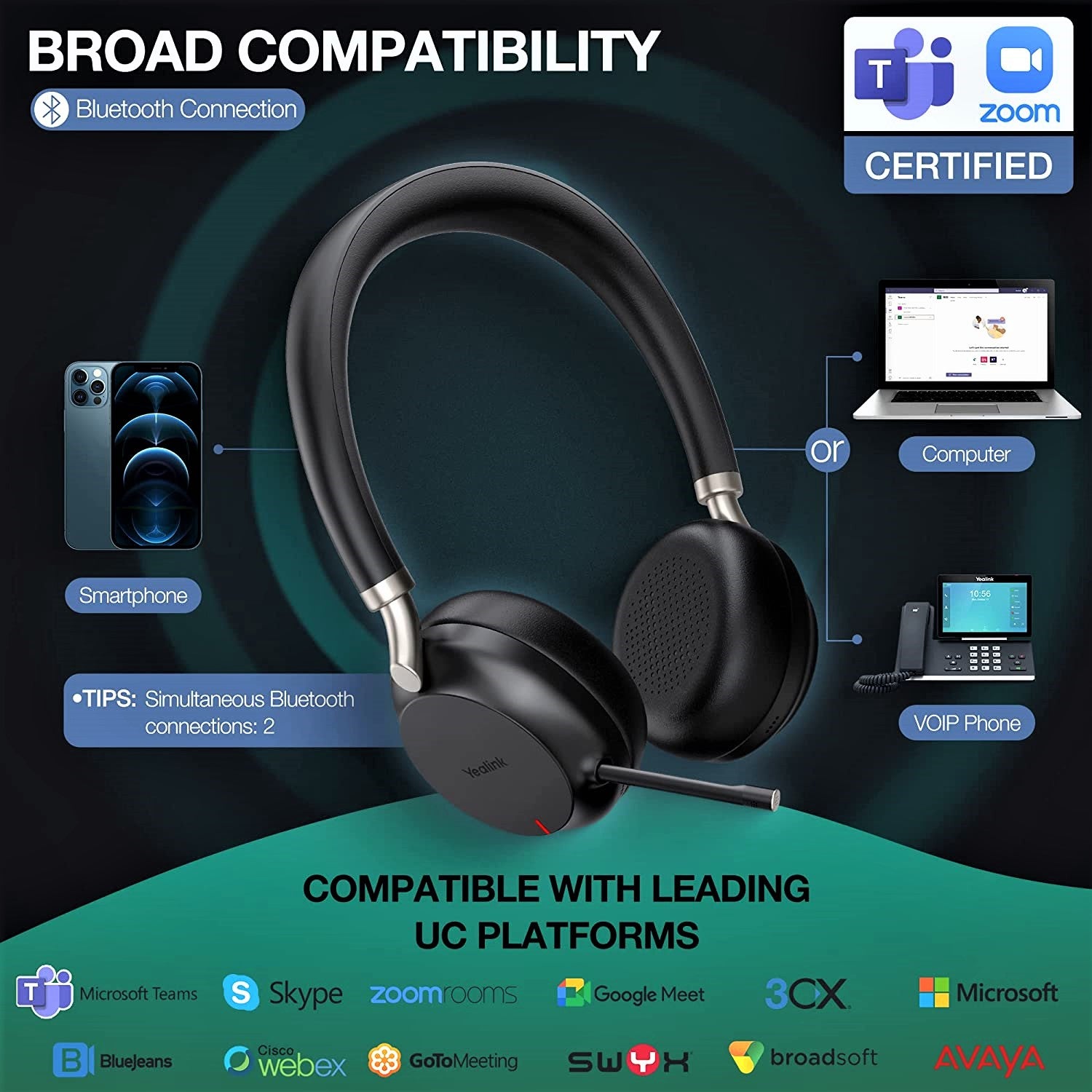 3cx discount bluetooth headset