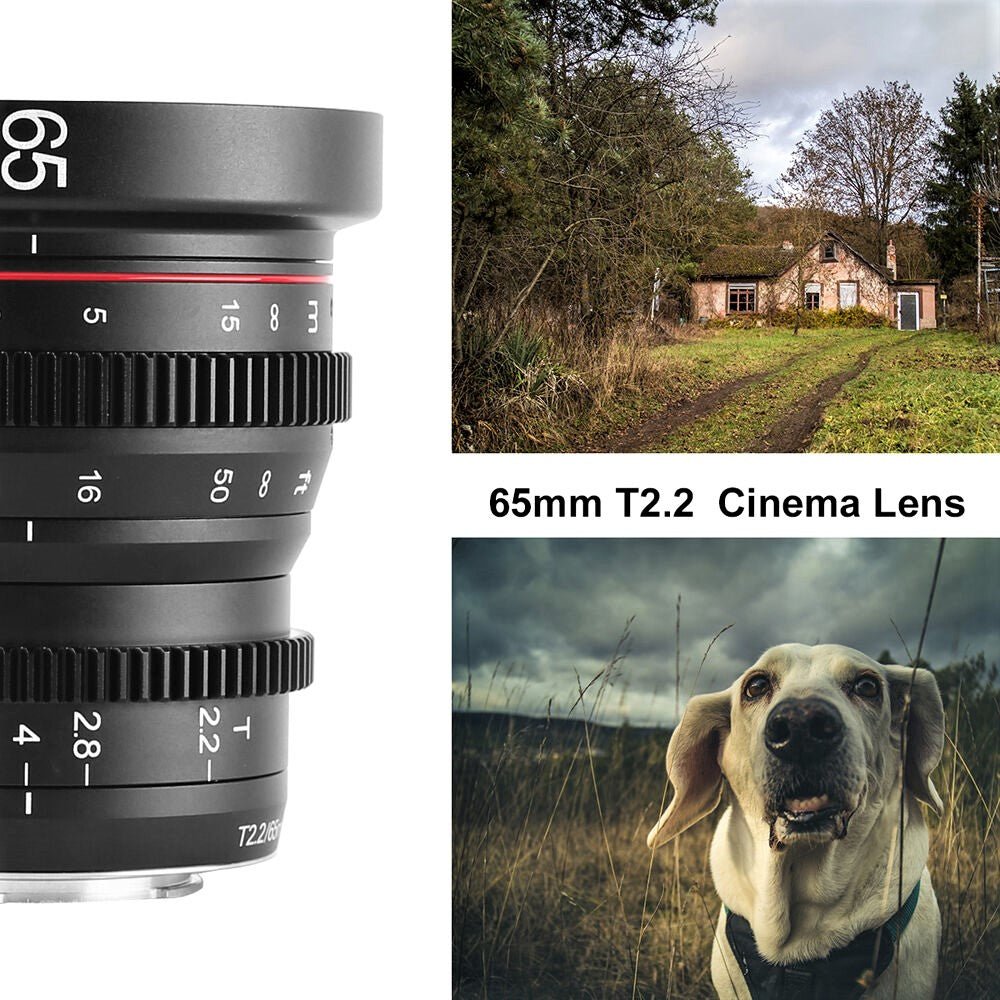 Meike Cinema Prime 65mm T2.2 Lens (MFT Mount)